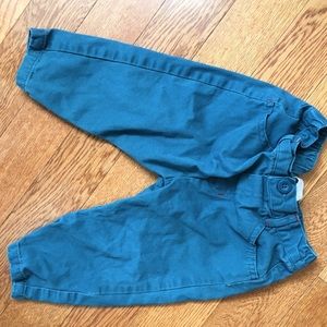 Teal Green Turquoise Long Pants 12 Months Boy